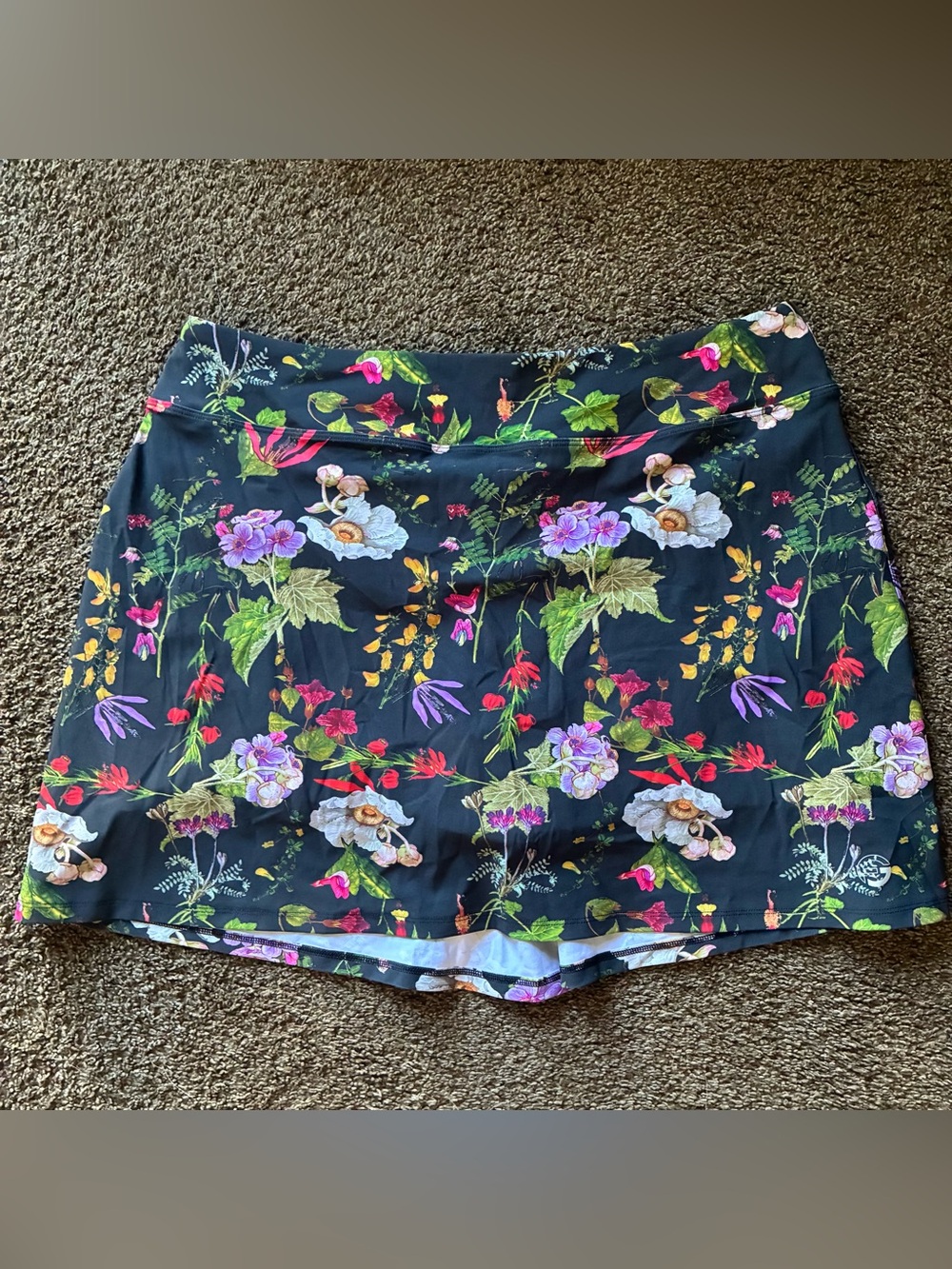 Foray Golf Floral Women's Golf Skort, Size XL